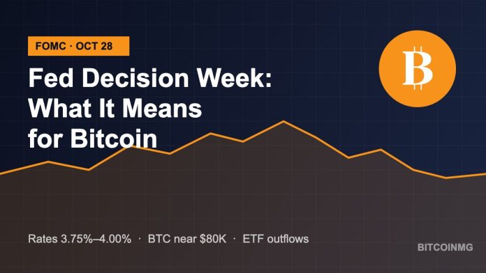 Fed decision week: what the October 28 FOMC means for Bitcoin